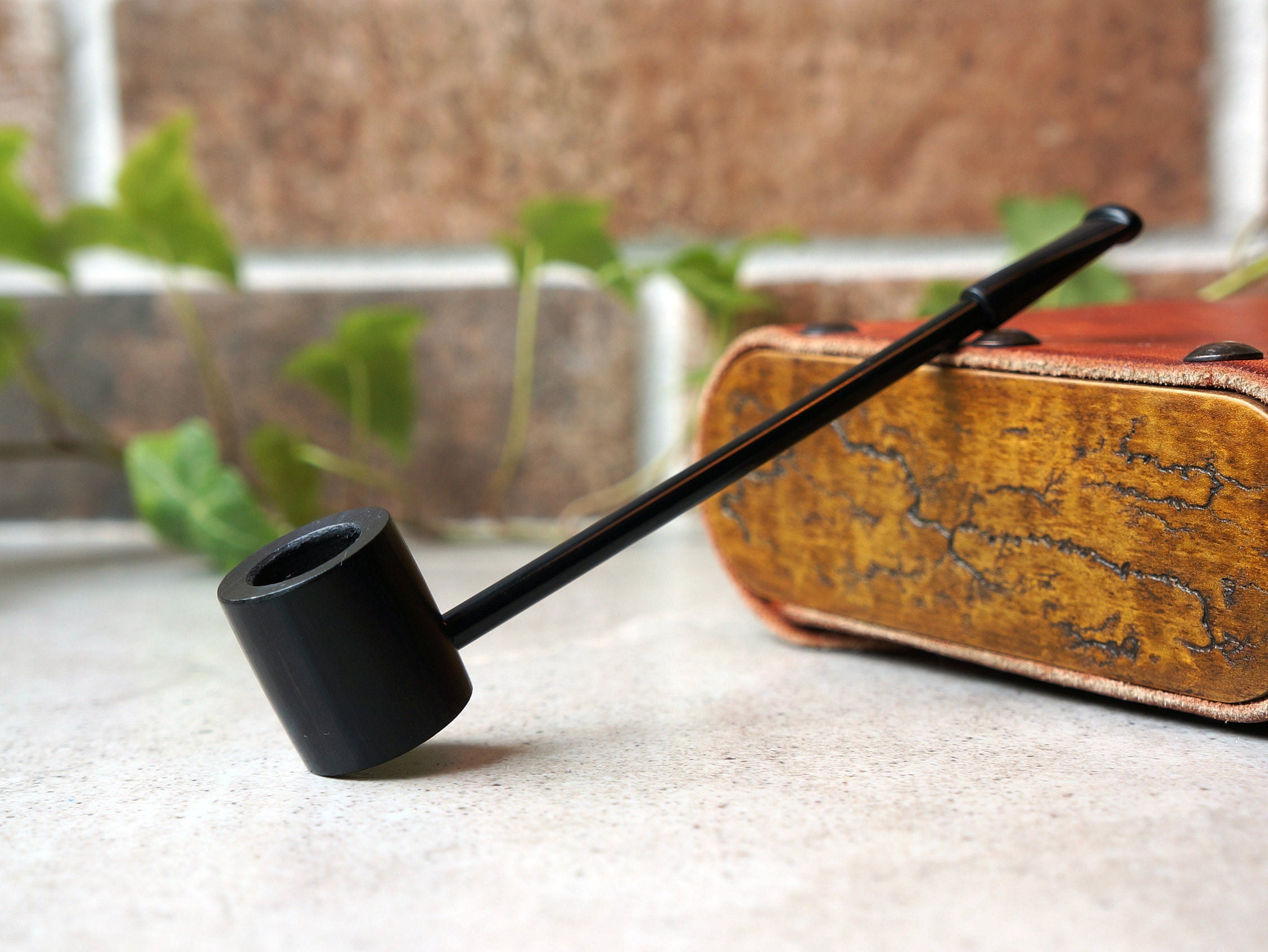 Liyeehao Pipa Da Fumo Di Tabacco, Pipa Da Fumo In Legno Che Imita - Foto 6