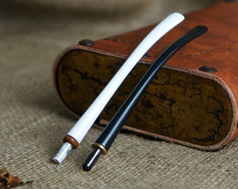Long 4.7 inch Stem for Churchwarden pipe fits for our long pipes