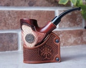 Tobacco pipe, smoking pipe, wood pipe quot Tree quot , Tomahawk pipe, tobacco smoking pipe, gift for smoker, wooden pipes 9 mm filter, Christmas gift