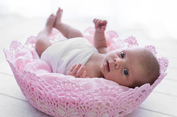 newborn posing basket