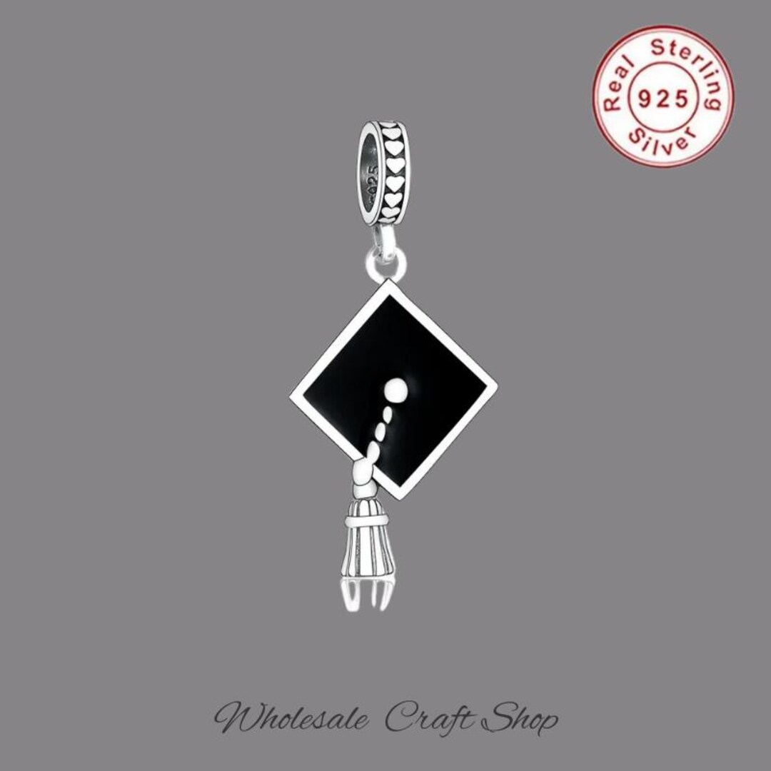 Graduation Charm Graduation Charm Authentic 925 Sterling Silver Charm