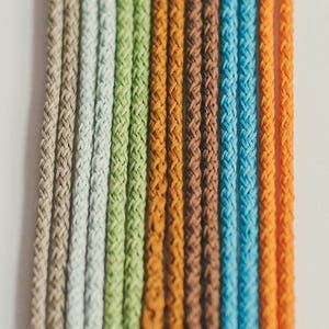 Macrame supplies, 3 mm rope, Soft textile cord, Braided rope, crochet cord, macrame cord, yarn, macrame yarn, macrame rope