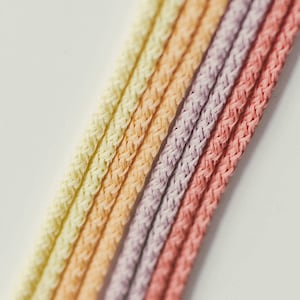 Macrame supplies, 3 mm rope, Soft textile cord, Braided rope, crochet cord, macrame cord, yarn, macrame yarn, macrame rope