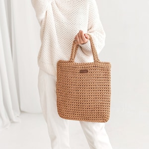Crochet bag pattern easy, Crochet tote bag pattern
