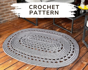 Modern Crochet Rug Pattern: Easy DIY Home Decor (PDF Download)