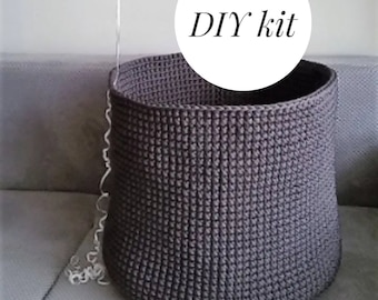 DIY pakket gehaakte mand: 6 mm macramékoord, patroon en video