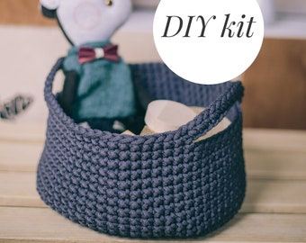 Crochet basket kit