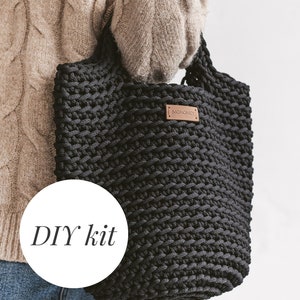 Kit crochet DIY, kit bolso crochet, kit crochet principiantes con lana, kit  crochet para adultos, kit crochet tote bag, patrón crochet VIDEO -   España
