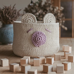 Crochet basket pattern