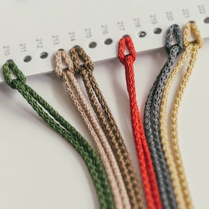 Macrame cord, polyester cord, makramee garn, Braided rope, crochet cord, yarn, macrame yarn, macrame rope