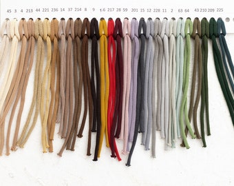 4mm Polyester Macrame Cord: Soft Colored Rope