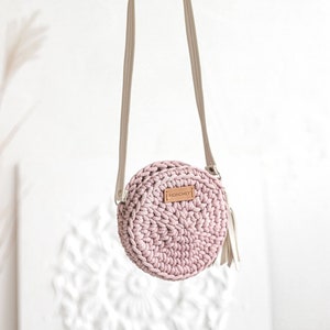 Häkeltasche Muster für Kinder, Mädchen Tasche Muster, Crossbody-Tasche für Mädchen Muster, runde Häkeltasche Muster, Häkelhandtasche Muster, diy bag Muster