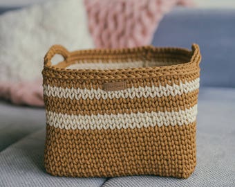 Sac panier carré PATTERN, panier carré PATTERN, patron pdf, patron panier au crochet, rangement panier à linge, patron pdf, patron au crochet