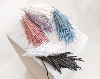 Tassels for bag, leather tassels for purses