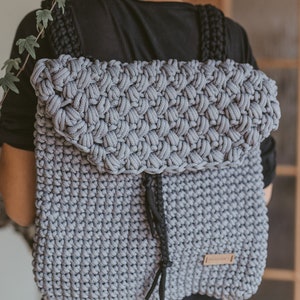 Crochet backpack pattern, crochet pattern, crochet back pack pattern, backpack pattern pdf, crochet patterns backpack, pattern crochet bag image 5
