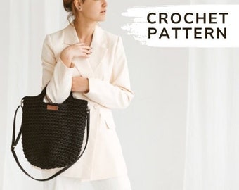 Crochet bag pattern, Crochet bag video tutorial, crochet crossbody bag pattern