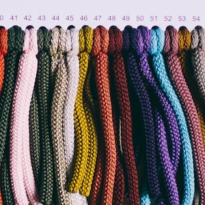 Cordon macramé 6mm, corde macramé 6mm, cordon noeud, cordon pour bracelets, cordon perlé, corde textile, corde tressée, cordon polyester image 1