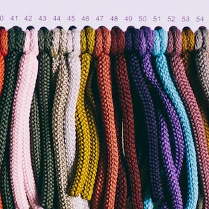 Macrame cord 6mm, Macrame rope 6mm, knot cord, cord for bracelets, bead cord, textile rope, braided rope, polyester cord
