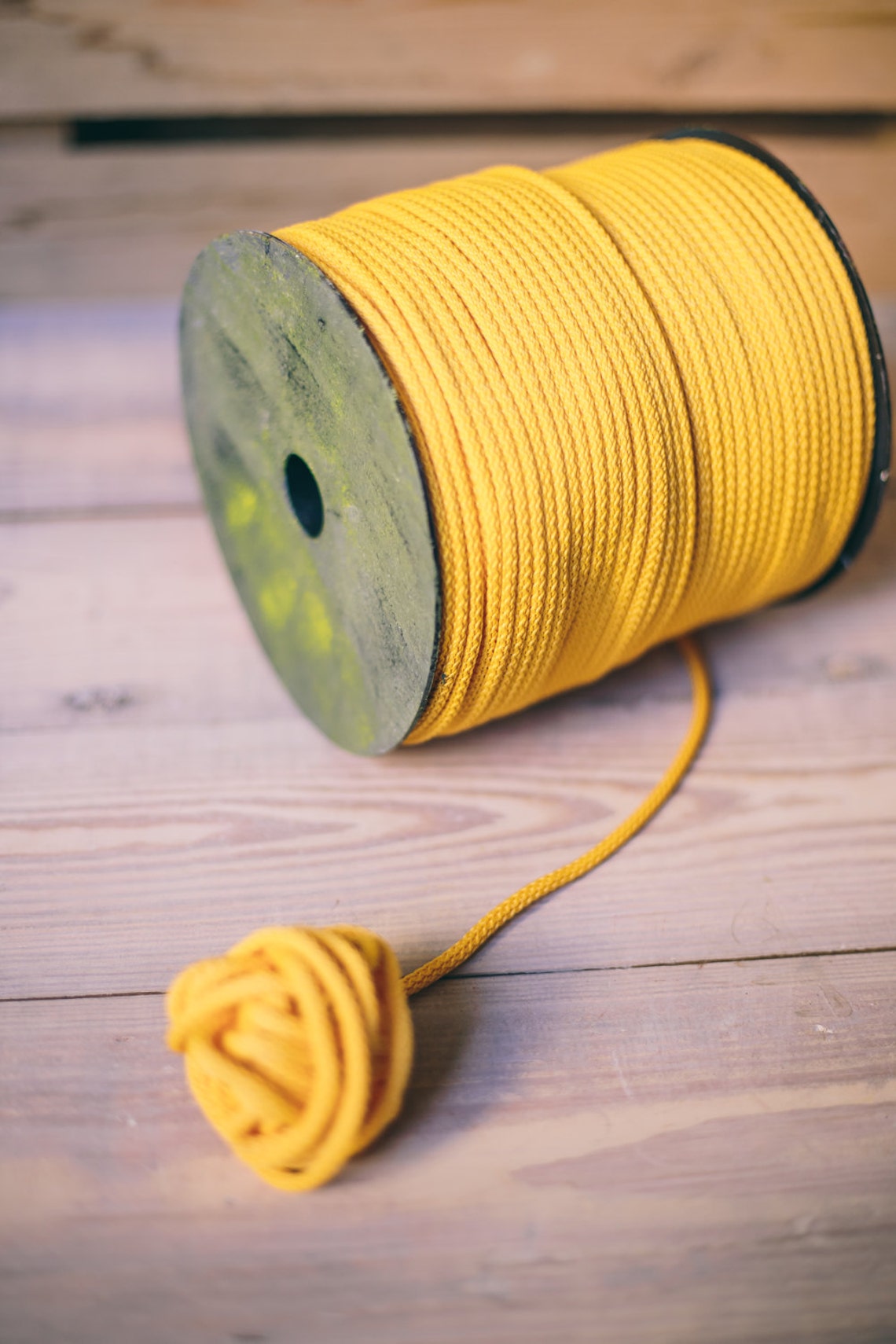 Yellow Yarn Macrame Cord Crochet Cord Crochet Yarn Macrame Etsy