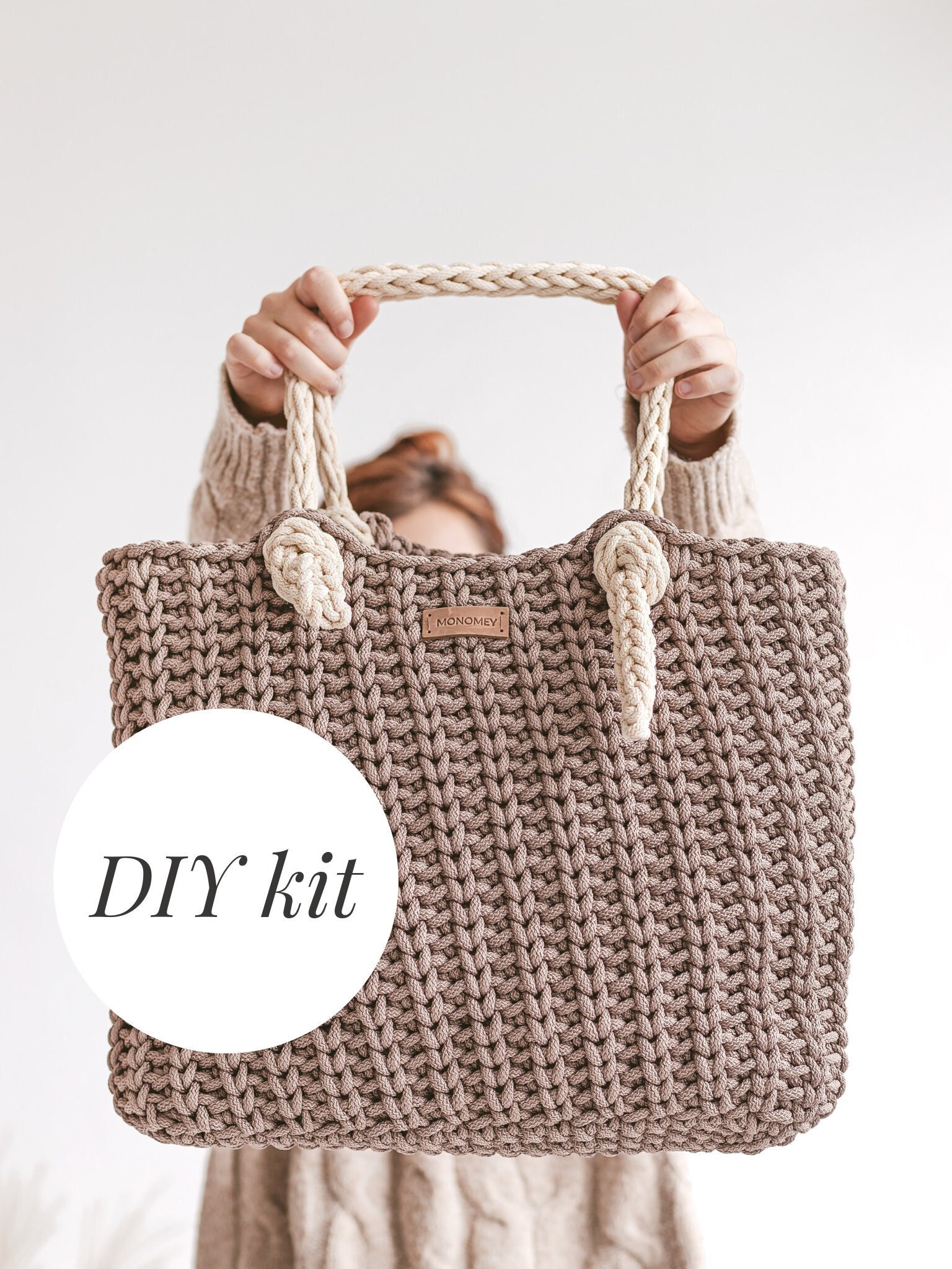 Crochet DIY Kit Crochet Bag Kit Crochet Kit Beginner With Etsy Australia