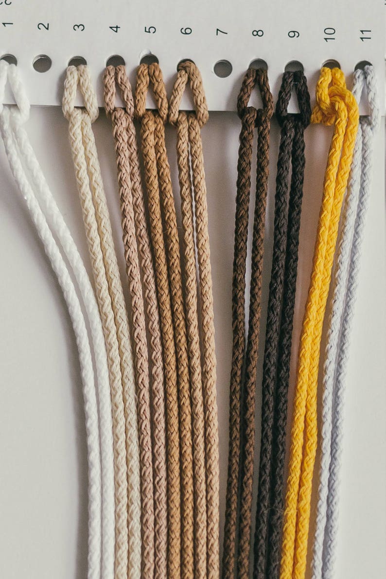 3 mm Macrame cord macrame yarn macrame rope chunky yarn image 1