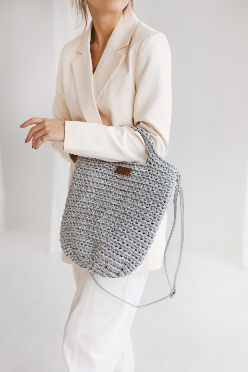 DIY Shiny Crochet Bag: Easy Hanbag Pattern - Etsy