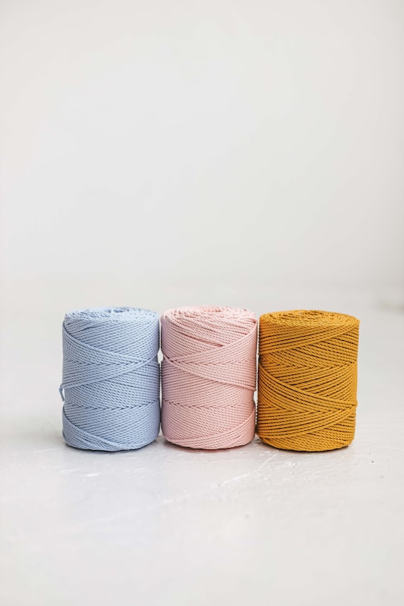 Macrame Cord 4 Mm, Macrame Cord, Polyester Cord, Colored Cord, Polyester  Rope Yarn, Colored Rope, Macrame Cord, Crochet Cord Rope 4 Mm 