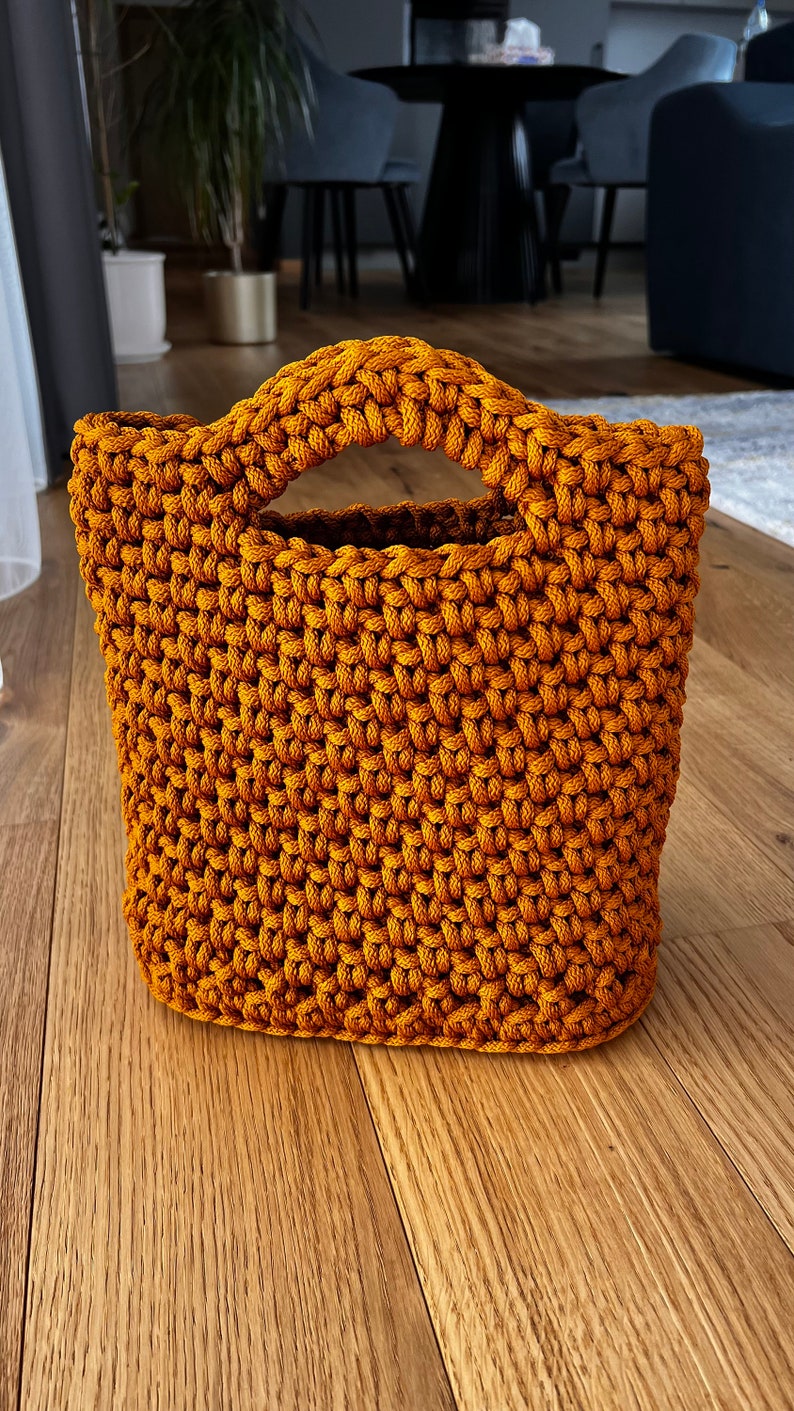 Patrón de bolso a crochet, patrón de bolso a crochet imagen 3