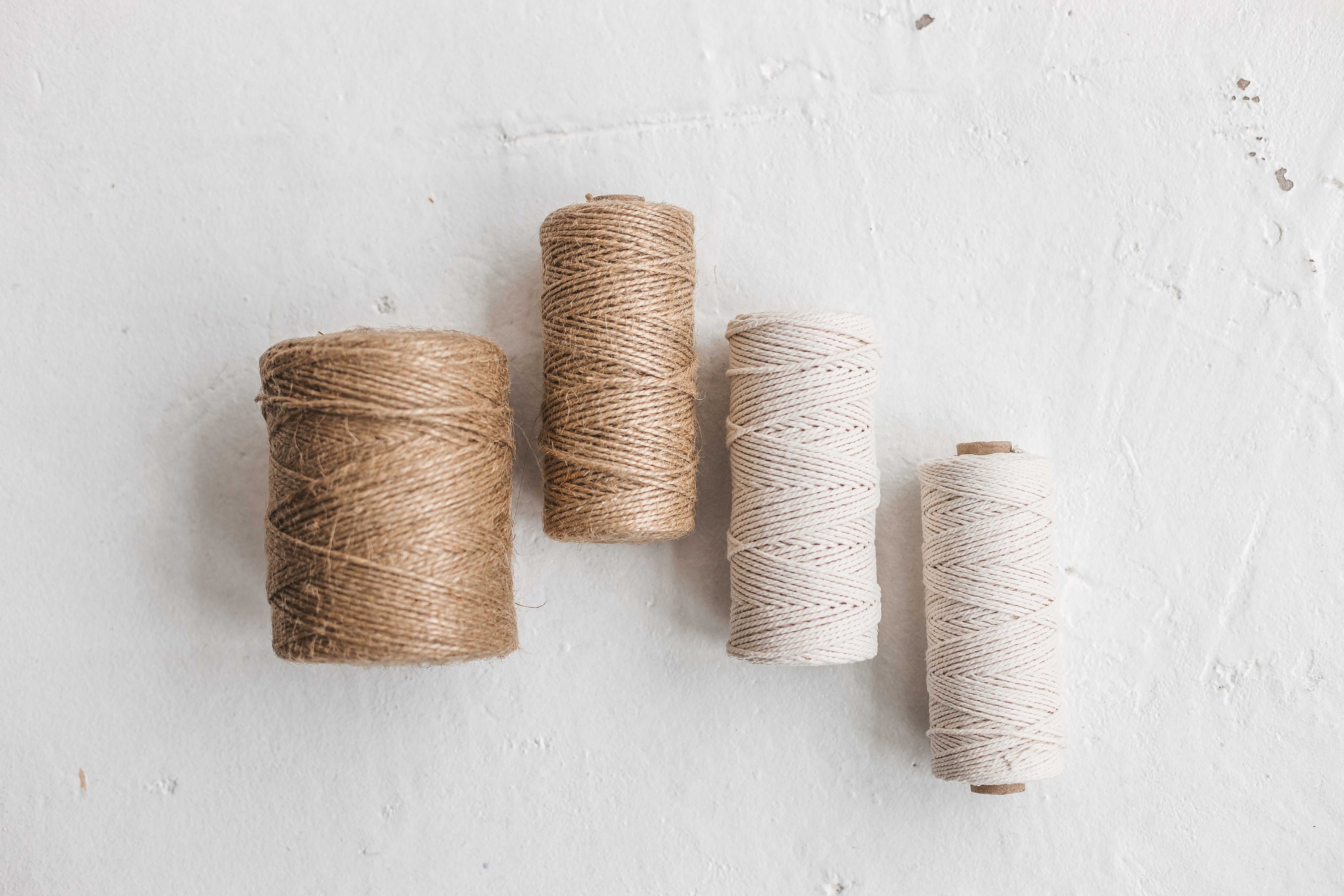 Natural Jute Twine, 4 Ply . 10 Yards of Natural Jute Craft Twine 