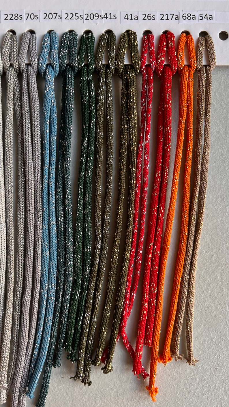 Cavo macrame da 3 mm, cavo macrame, cavo in poliestere, cavo colorato, filato di corda di poliestere immagine 5