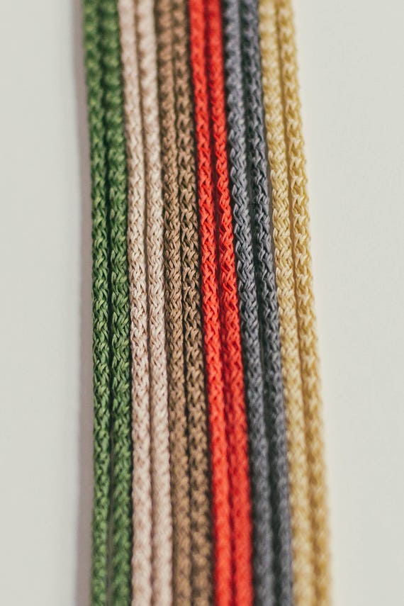 Macrame Cord 6mm, Macrame Rope, Knot Cord, Bead Cord, Textile Rope, Braided  Rope, Polyester Cord, Knitted Cord, Macrame Yarn 
