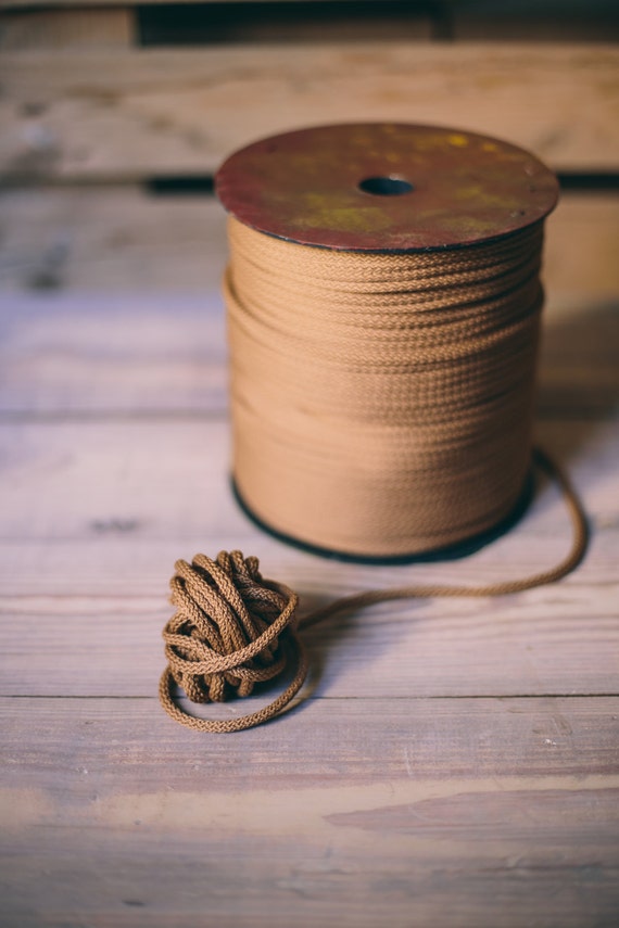 Brown yarn - macrame cord- diy projects- polyester rope- crochet supplies- craft supplies- macrame yarn- crochet yarn- rope cord #05
