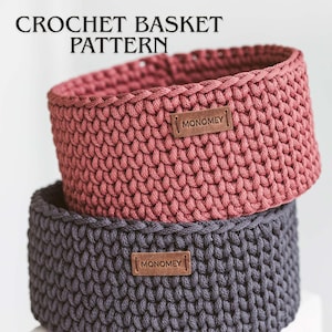 Easy Crochet Basket Pattern for Beginners: Quick DIY Project (PDF Pattern + Video Tutorial)