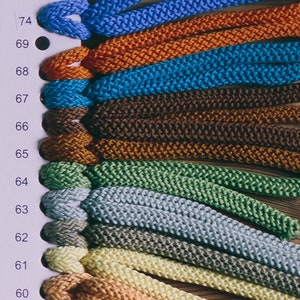 Macrame cord 6mm, bead cord, textile rope, braided rope, polyester cord, knitt cord, macrame yarn, macrame rope, crochet cord image 3