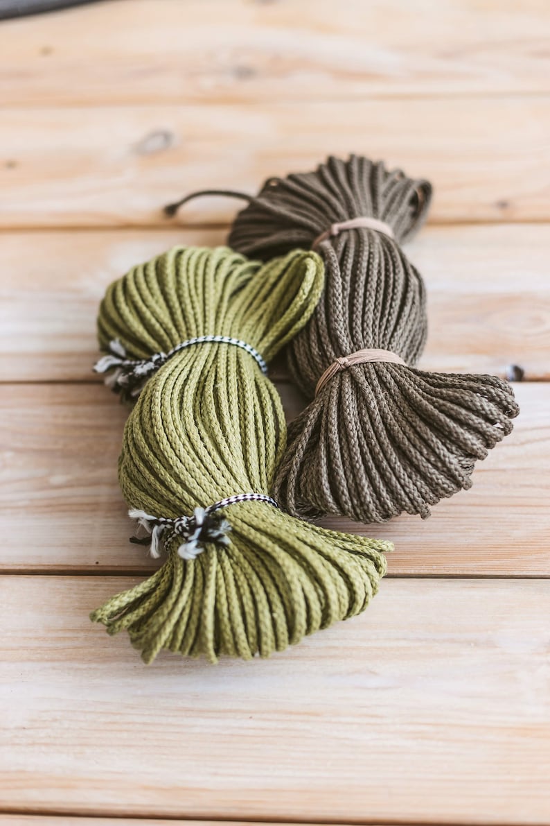 Natural Macrame Cord Linen Macrame Cord Macrame Cord 5 Mm Etsy
