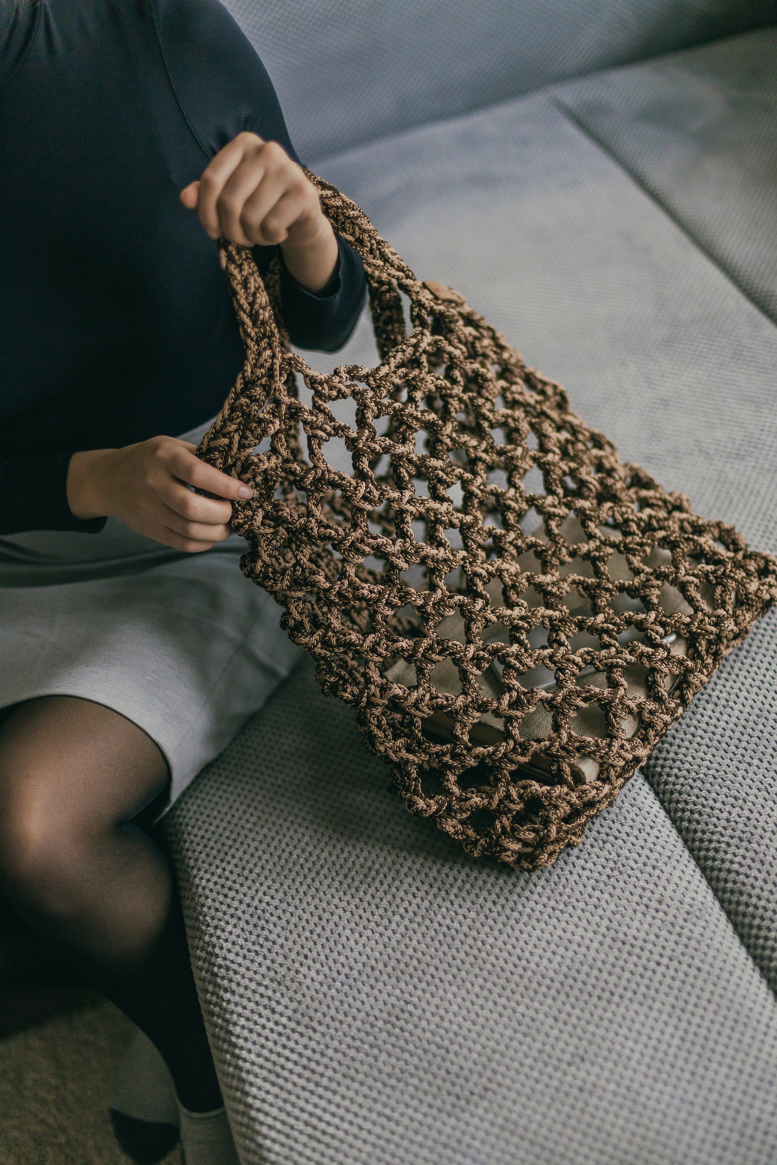 DIY Craft Kit Crochet Bag Kit Crochet Kit Beginner With Etsy