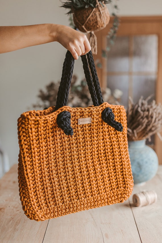 Crochet Bag Kit, Crochet Kit Beginner With Yarn, Crochet Kit for Adults,  Crochet Kit Tote Bag, Crochet Pattern VIDEO 