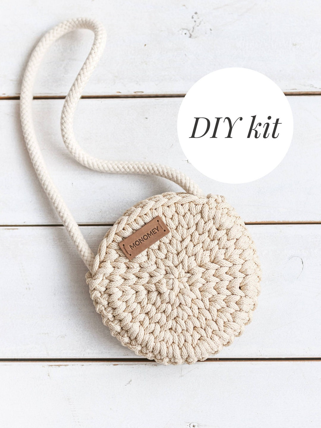 DIY Kit for Girl, Crochet Kit Beginner With Yarn, Crochet Kit Bag, Diy