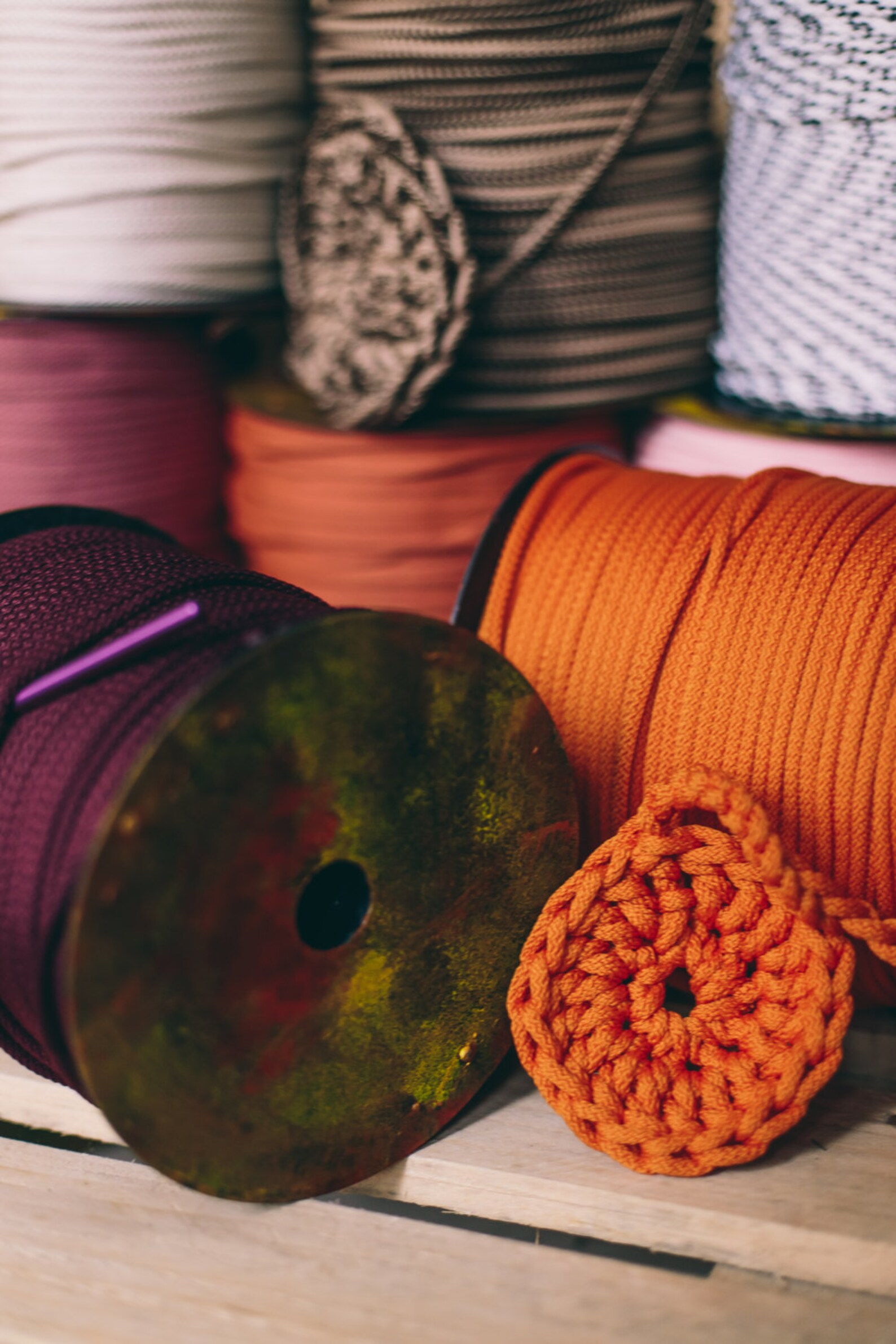 ORANGE Yarn Macrame Cord Crochet Yarn Crochet Rope Craft Etsy