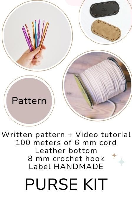 Crochet Bag Pattern: Easy PDF Handbag Tutorial With Video - Etsy