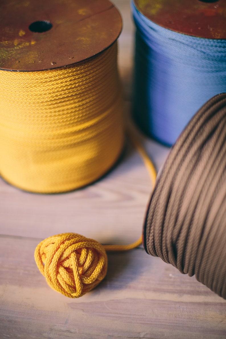 Coconut Polyester Rope Craft Projects Knitting Supplies Etsy UK