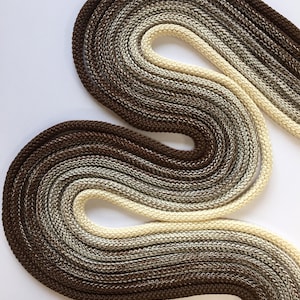 Macrame cord 6mm,macrame rope 6mm, macrame supplies, chunky yarn,  polyester cord