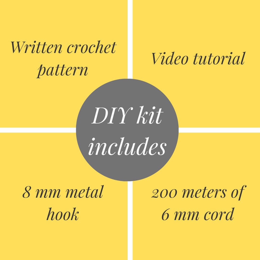DIY Craft Kit Crochet Bag Kit Crochet Kit Beginner With Etsy