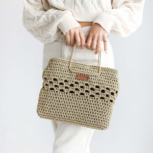 Crochet handbag pattern, crochet bag pattern, bag pattern pdf, how to crochet for beginners