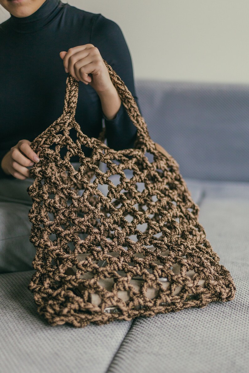 DIY Craft Kit Crochet Bag Kit Crochet Kit Beginner With Etsy