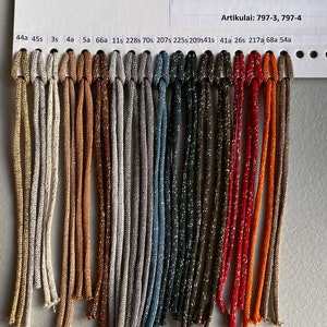 Cavo macrame da 3 mm, cavo macrame, cavo in poliestere, cavo colorato, filato di corda di poliestere immagine 6