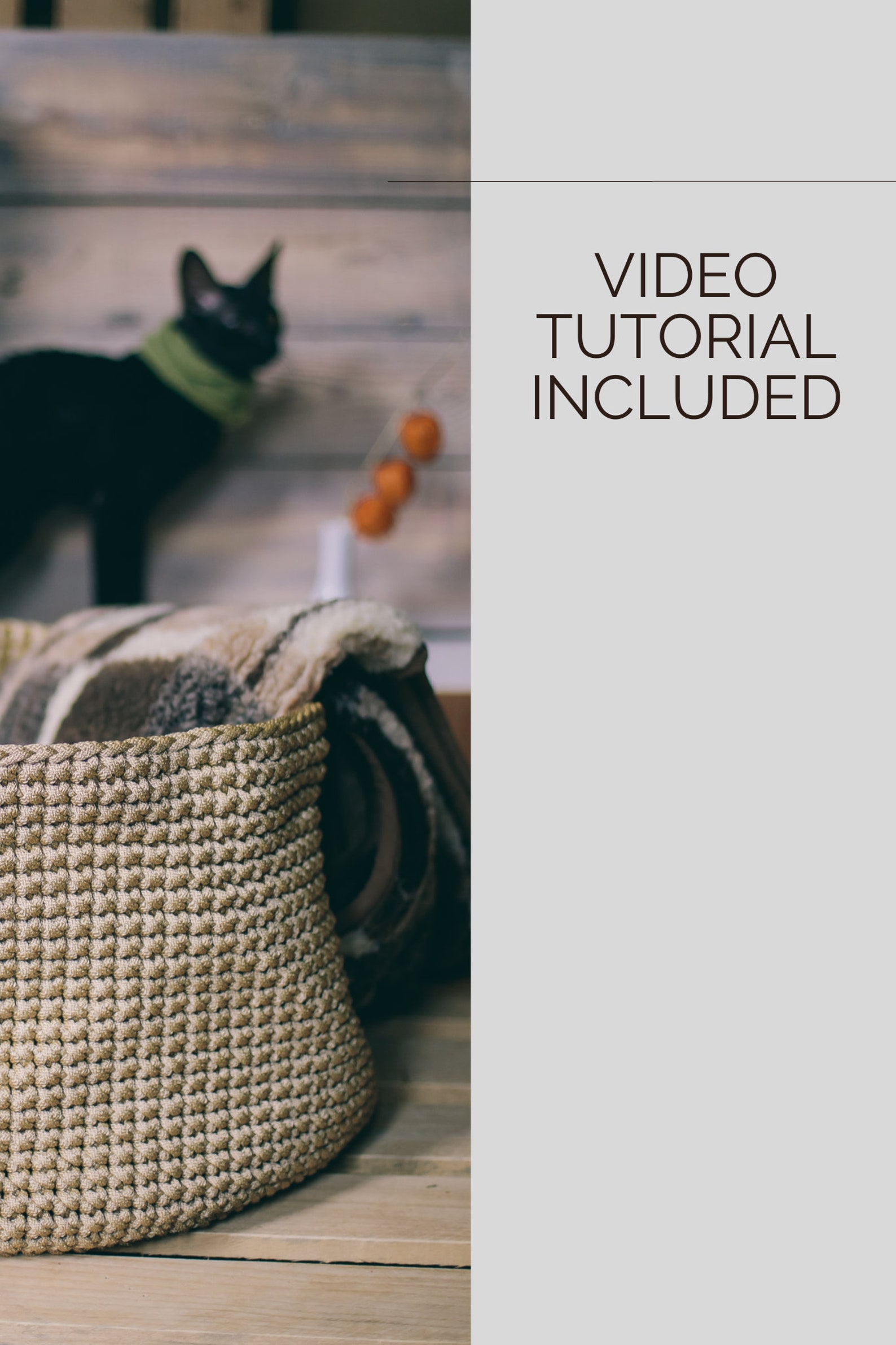 Crochet Basket Kit Crochet Kit Beginner With Yarn Do It Etsy