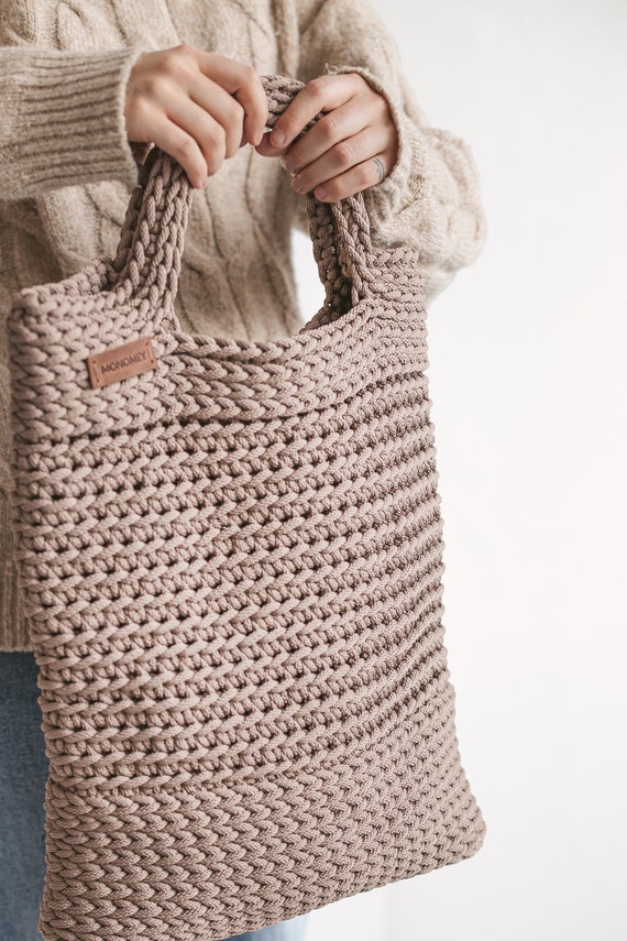 Bolso de mano de ganchillo bolsos hechos a mano bolso - Etsy