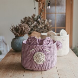 nursery storage basket pattern