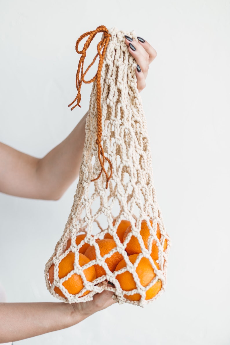 Produce Bag Pattern SET OF 3 Reusable Produce Bags Crochet Etsy